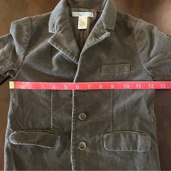 Janie and Jack Boys Gray Corduroy Blazer Jacket Size 2T - Picture 13 of 16
